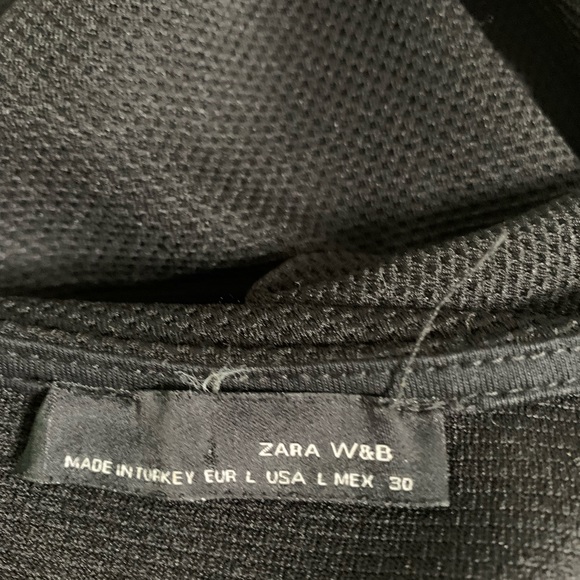 Zara black dress, 3/4 sleeves, size L, good shape - Picture 3 of 5